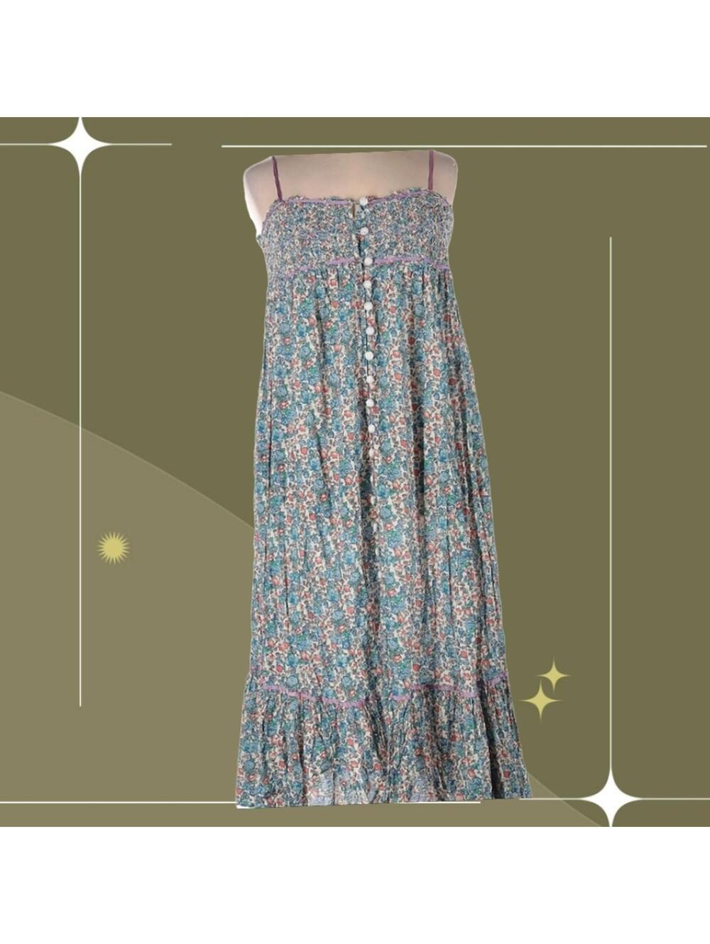 Free people molly jo midi dress blossom combo L